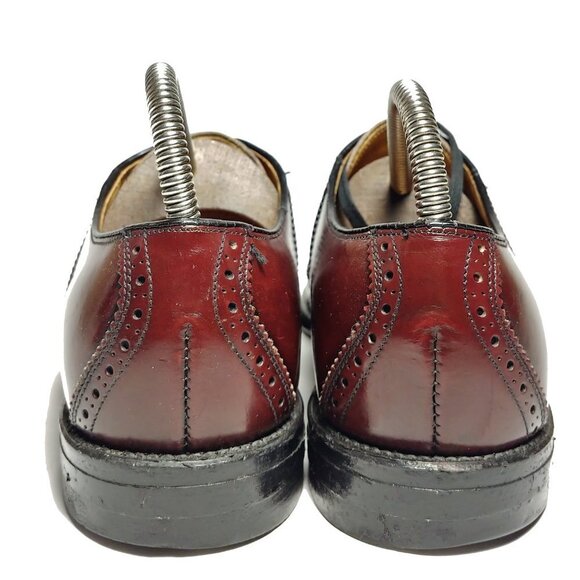 Austin Reed USA Made Glossy Spectator Brogue Sz 9N - Picture 10 of 12